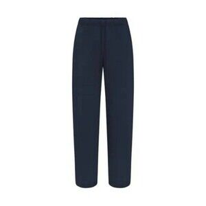 Skims Men’s Fleece Lounge Straight Leg Pant in Navy